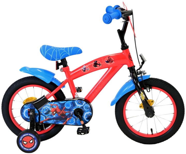 Volare Childrens Bicycle 14 - Spiderman (21483-SACB) in the group TOYS, KIDS & BABY PRODUCTS / Outdoor toys / Bicycles & Scooters at TP E-commerce Nordic AB (D07184)