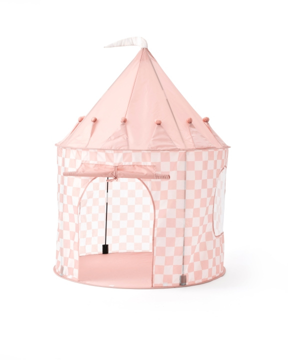 Stars Play Tent Check Apricot - (1000928) in the group TOYS, KIDS & BABY PRODUCTS / Outdoor toys / Play tents at TP E-commerce Nordic AB (D07194)