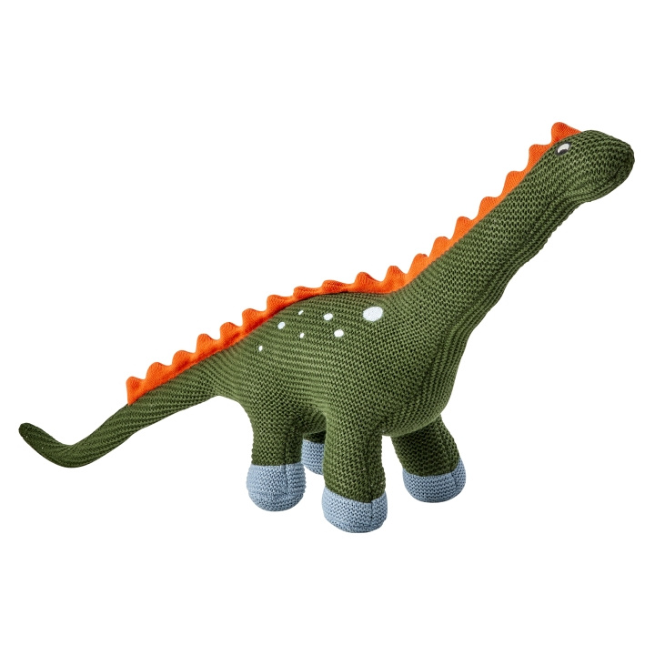 RICE Kids Knitted Plush Toy - Dinosaur Shape (KITOY-PTDIN) in the group TOYS, KIDS & BABY PRODUCTS / Baby toys / stuffed animals at TP E-commerce Nordic AB (D07200)