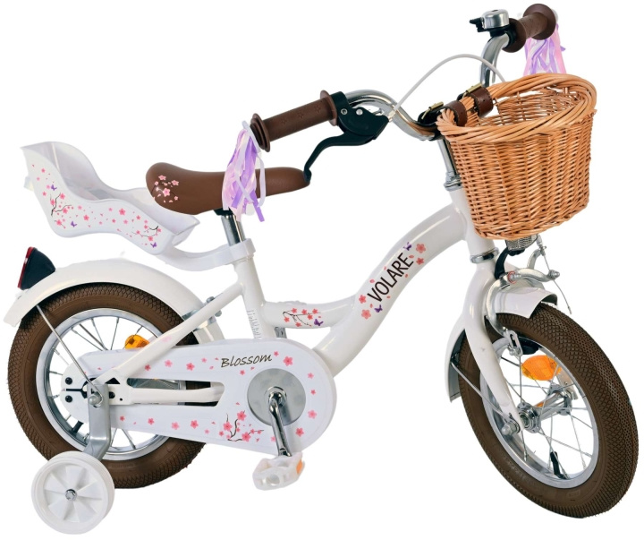 Volare Children\'s Bicycle 14 - Blossom White (31244) in the group TOYS, KIDS & BABY PRODUCTS / Outdoor toys / Bicycles & Scooters at TP E-commerce Nordic AB (D07220)