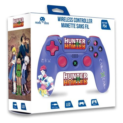 Trade Invaders Hunter x Hunter-Wireless Controller for PS4 with 3,5mm jack slot - Purple - Hisoka in the group HOME ELECTRONICS / Game consoles & Accessories / Sony PlayStation 4 at TP E-commerce Nordic AB (D07259)