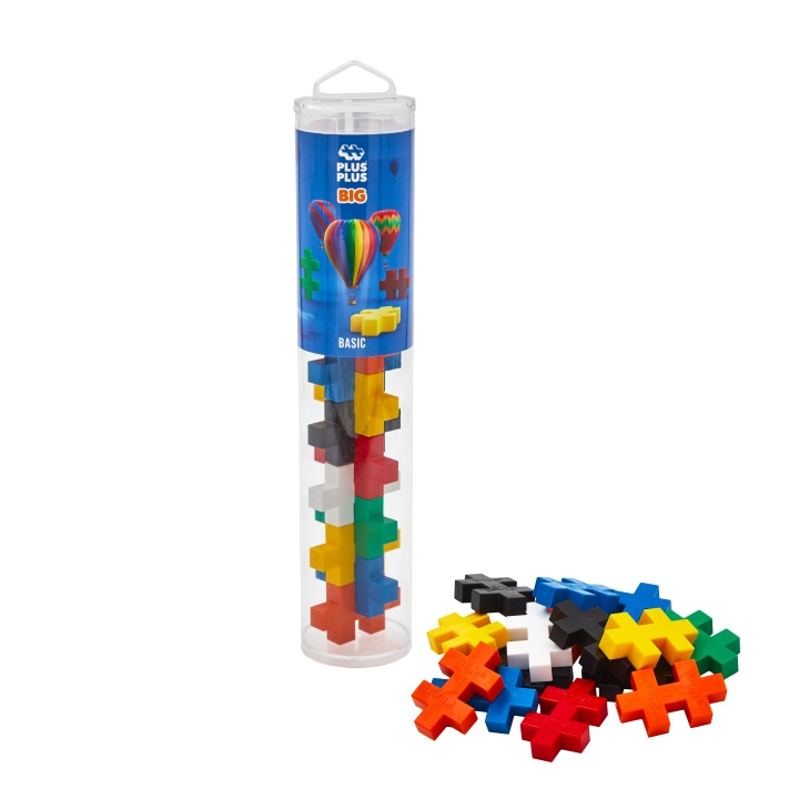 Plus Plus BIG Basic /15pcs Tube (3224) in the group TOYS, KIDS & BABY PRODUCTS / Toys / Building toys / Toy blocks at TP E-commerce Nordic AB (D07277)