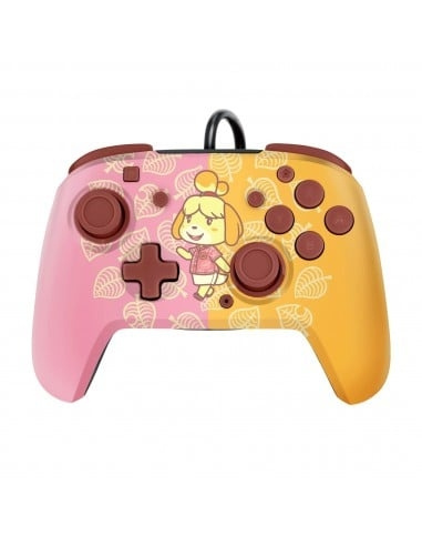 PDP Gaming Faceoff Deluxe Audio Wired Controller Isabelle Licensed Switch in the group HOME ELECTRONICS / Game consoles & Accessories / Nintendo Switch / Accessories at TP E-commerce Nordic AB (D07304)