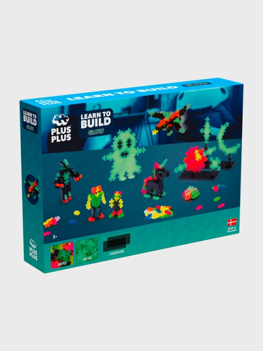 Plus Plus Learn to Build - Glow in the dark (3928) in the group TOYS, KIDS & BABY PRODUCTS / Toys / Building toys / Toy blocks at TP E-commerce Nordic AB (D07382)