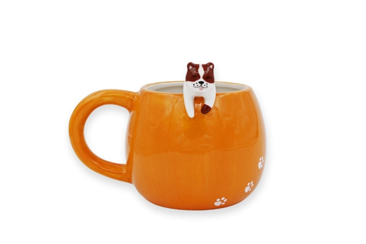 Winkee Mug - Pet Friends Dog - orange in the group Sport, leisure & Hobby / Fun stuff / Cups at TP E-commerce Nordic AB (D07385)