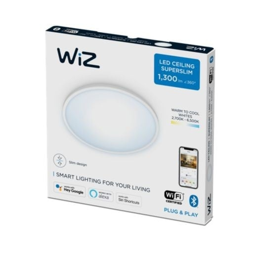 WiZ SuperSlim WiZ Ceiling 14W W RD 27-65K TW in the group TOYS, KIDS & BABY PRODUCTS / Children\'s room / Baby lamps / Ceiling lamps & Wall lamps at TP E-commerce Nordic AB (D07431)