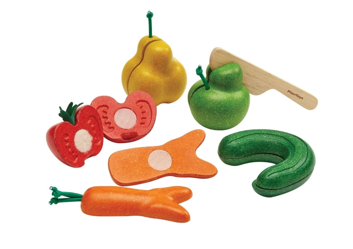 PlanToys Wonky vegetables - (PT-3495) in the group TOYS, KIDS & BABY PRODUCTS / Toys / Little home & Role play at TP E-commerce Nordic AB (D07441)