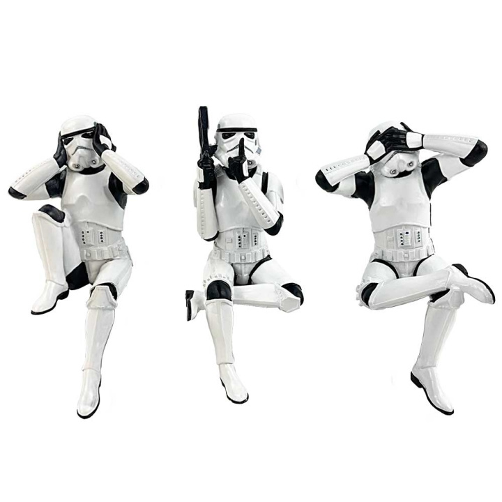 Nemesis Now Three Wise Stormtroopers (Shelf Sitters) in the group Sport, leisure & Hobby / Fun stuff / Collector\'s items at TP E-commerce Nordic AB (D07450)