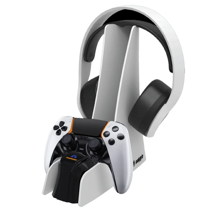 Snakebyte Dual Charge 5 & Headset Stand (White) PS5 in the group HOME ELECTRONICS / Game consoles & Accessories / Sony PlayStation 5 at TP E-commerce Nordic AB (D07458)