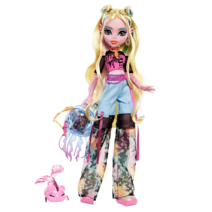 Monster High – Core Doll with Pet - Lagoona (HXH75) in the group TOYS, KIDS & BABY PRODUCTS / Toys / Docks & Accessories at TP E-commerce Nordic AB (D07477)