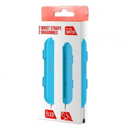 Trade Invaders Pair of Joy-Con Hand Wrist Straps Blue in the group HOME ELECTRONICS / Game consoles & Accessories / Nintendo Switch at TP E-commerce Nordic AB (D07497)