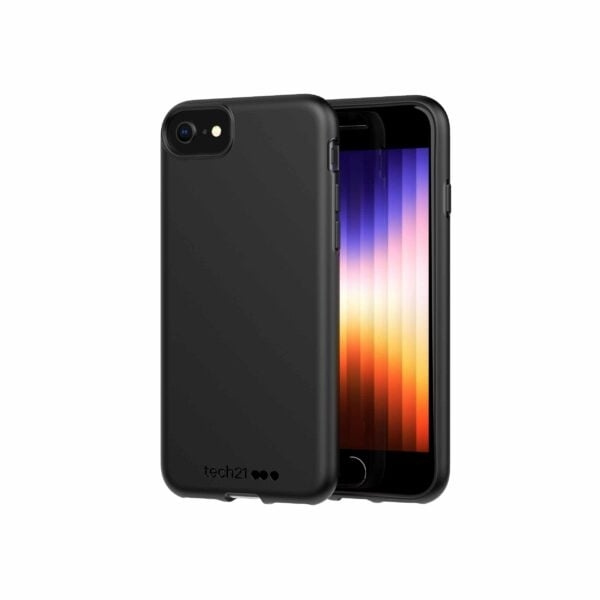 Tech21 Evo Lite iPhone SE 2022, Black in the group SMARTPHONE & TABLETS / Phone cases / Apple / iPhone SE (2nd gen & 3rd gen) / Cases at TP E-commerce Nordic AB (D07520)