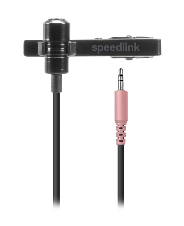 Speedlink SPES Clip-On Microphone, black in the group COMPUTERS & PERIPHERALS / Computer accessories / Microphones at TP E-commerce Nordic AB (D07533)