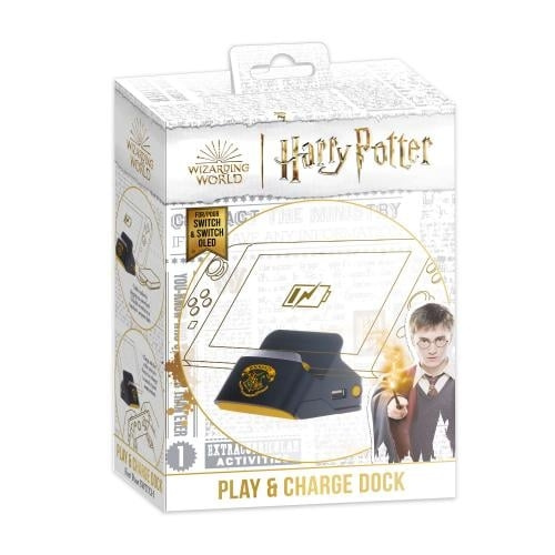 Trade Invaders Harry Potter-Nintendo Switch-2 in 1 Dock and Stand-Black Hogwarts in the group HOME ELECTRONICS / Game consoles & Accessories / Nintendo Switch at TP E-commerce Nordic AB (D07536)