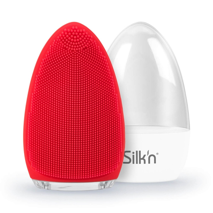 Silk\'n Bright Facial Brush RED - FB1PE1001 in the group BEAUTY & HEALTH / Skin care / Face / Skin care tools at TP E-commerce Nordic AB (D07601)