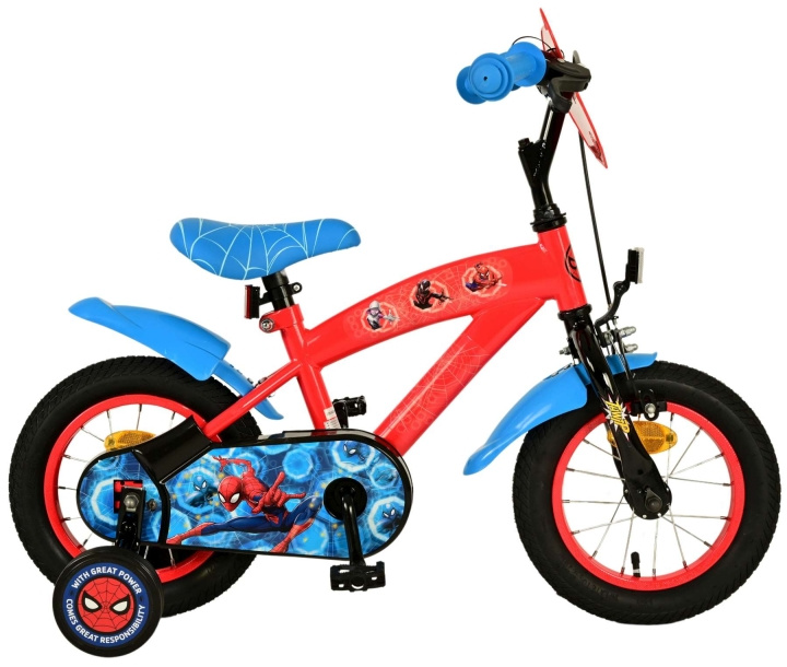 Volare Children\'s Bicycle 12 - Spiderman (21283-SACB) in the group TOYS, KIDS & BABY PRODUCTS / Outdoor toys / Bicycles & Scooters at TP E-commerce Nordic AB (D07634)