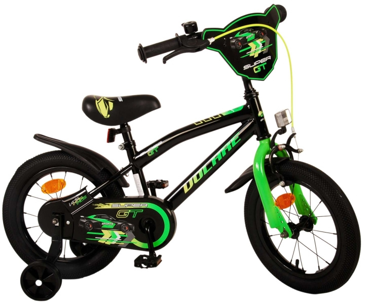 Volare Children\'s Bicycle 14 - Super GT Green (21382) in the group TOYS, KIDS & BABY PRODUCTS / Outdoor toys / Bicycles & Scooters at TP E-commerce Nordic AB (D07635)