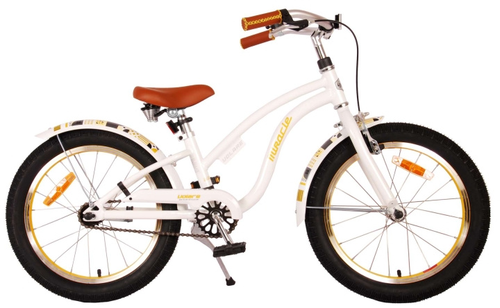 Volare Children\'s Bicycle 18 - Miracle Cruiser White (21888) in the group TOYS, KIDS & BABY PRODUCTS / Outdoor toys / Bicycles & Scooters at TP E-commerce Nordic AB (D07646)