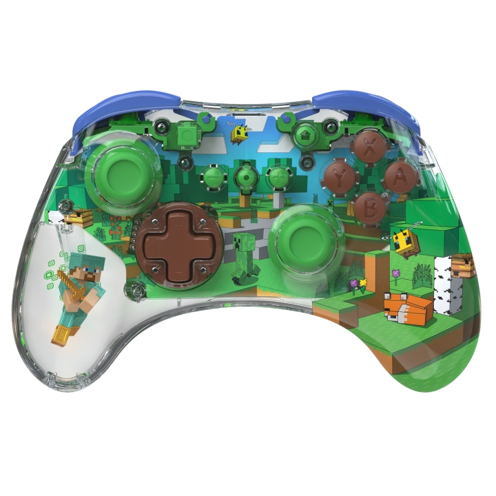 PDP Gaming REALMz - Wireless Controller - Minecraft Forest Biome in the group HOME ELECTRONICS / Game consoles & Accessories / Nintendo Switch / Accessories at TP E-commerce Nordic AB (D07652)