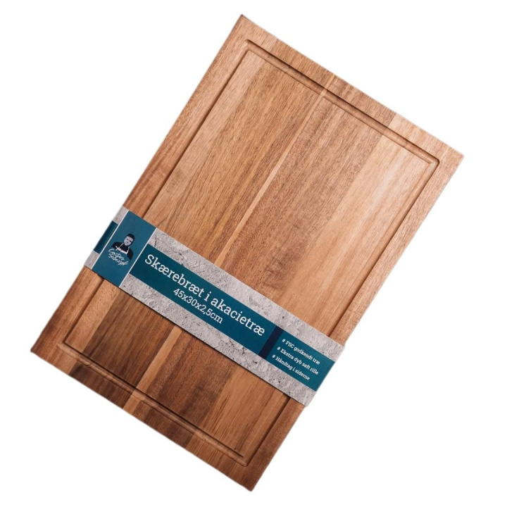 Sobczyk Cutting board in acacia wood 45x30cm in the group HOME, HOUSEHOLD & GARDEN / Kitchen utensils / Cutting boards at TP E-commerce Nordic AB (D07661)