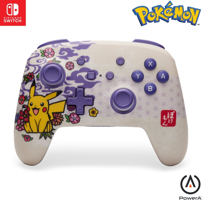 PowerA Enhanced Wireless Controller - Pikachu Blossom (Nintendo Switch) in the group HOME ELECTRONICS / Game consoles & Accessories / Nintendo Switch / Accessories at TP E-commerce Nordic AB (D07687)