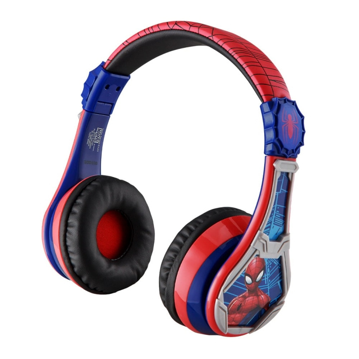 Upcoming Minds Ekids - Marvel Spiderman Bluetooth Headphones in the group HOME ELECTRONICS / Audio & Picture / Headphones & Accessories / Headphones at TP E-commerce Nordic AB (D07692)