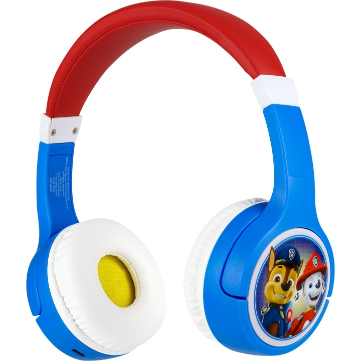 Upcoming Minds Ekids - Paw Patrol Bluetooth Headphones in the group HOME ELECTRONICS / Audio & Picture / Headphones & Accessories / Headphones at TP E-commerce Nordic AB (D07693)