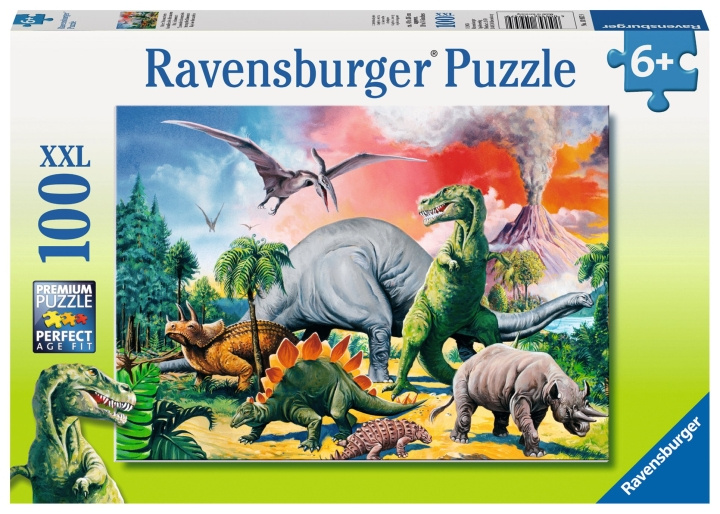 Ravensburger Among the Dinosaurs - 100p - 10957 in the group Sport, leisure & Hobby / Hobby / Puzzle at TP E-commerce Nordic AB (D07727)