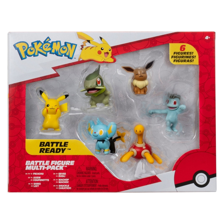 Pokémon Battle Figure 6 Pk (PKW3614) in the group TOYS, KIDS & BABY PRODUCTS / Toys / Figures, Miniatures & accessories at TP E-commerce Nordic AB (D07728)