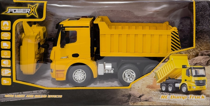 Power X RC Dump Truck (20342) in the group TOYS, KIDS & BABY PRODUCTS / Toys / Toy cars at TP E-commerce Nordic AB (D07730)