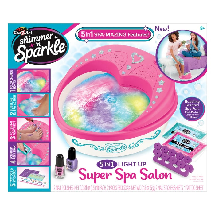 Shimmer n Sparkle 5 IN 1 LIGHT UP SPA SALON (65628) in the group TOYS, KIDS & BABY PRODUCTS / Outdoor toys / Bath toys at TP E-commerce Nordic AB (D07733)