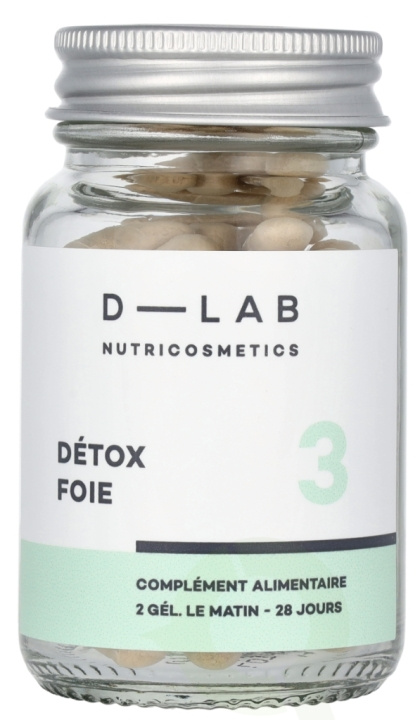 D-Lab Nutricosmetics D-Lab Detox Foie 3 Capsules 56 piece in the group BEAUTY & HEALTH / Health care / Other at TP E-commerce Nordic AB (D07817)