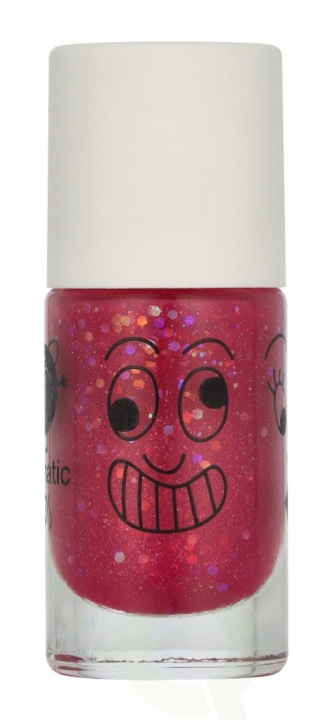 Nailmatic Kids Nail Polish 8 ml Clear Raspberry Glitter in the group BEAUTY & HEALTH / Manicure / Pedicure / Nail polish at TP E-commerce Nordic AB (D07829)