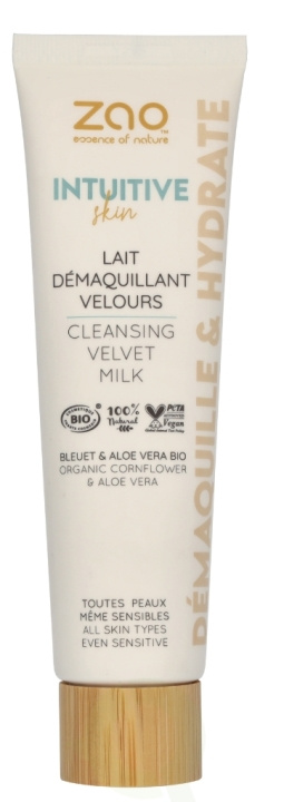 Zao Intuitive Skin Cleansing Velvet Milk 100 ml Organic Cornflower & Aloe Vera in the group BEAUTY & HEALTH / Skin care / Face / Face creams at TP E-commerce Nordic AB (D07848)