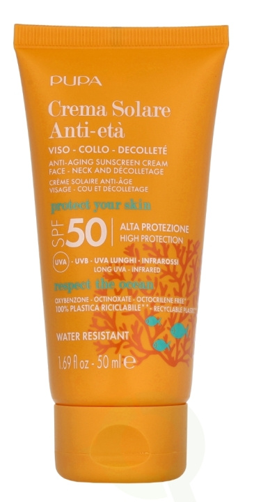 Pupa Milano Pupa Anti-Aging Sunscreen SPF50 50 ml in the group BEAUTY & HEALTH / Skin care / Tanning / Sunscreen at TP E-commerce Nordic AB (D07901)