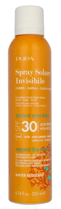 Pupa Milano Pupa Invisible Body Scalp Sun Spray SPF30 200 ml in the group BEAUTY & HEALTH / Skin care / Tanning / Sunscreen at TP E-commerce Nordic AB (D07902)