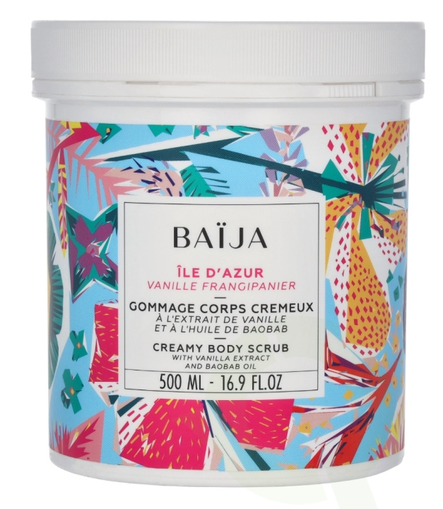 Baija Paris Baija Ile D\'Azur Body Scrub 500 ml Vanille Frangipanier in the group BEAUTY & HEALTH / Skin care / Body health / Body lotion at TP E-commerce Nordic AB (D07952)