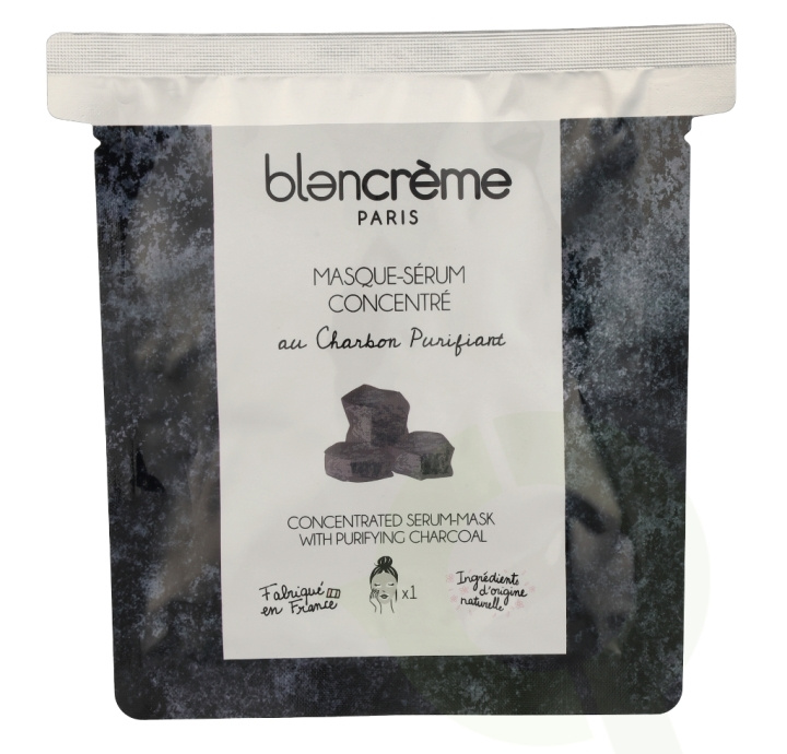 Blancreme Concentrated Serum-Mask 1 piece With Purifying Charcoal in the group BEAUTY & HEALTH / Skin care / Face / Masks at TP E-commerce Nordic AB (D07960)