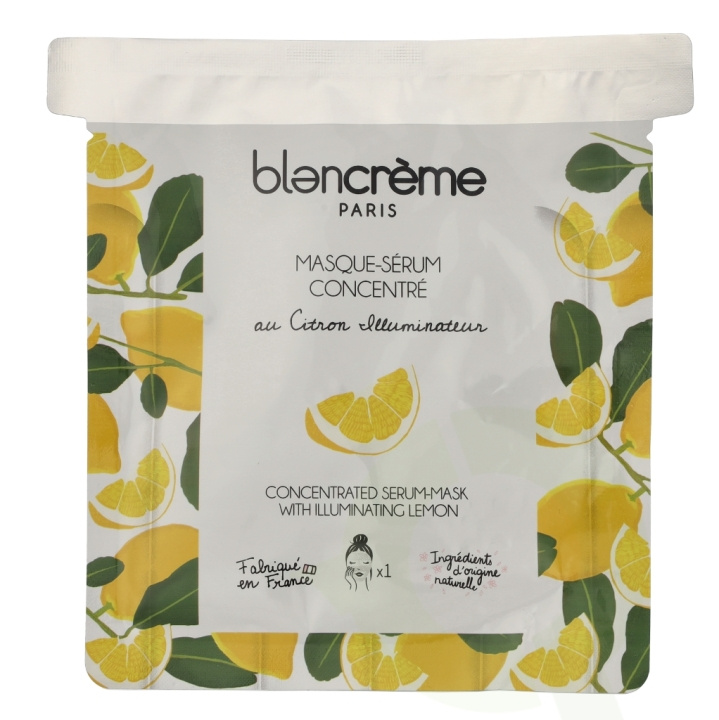 Blancreme Concentrated Serum-Mask 1 piece With Illuminating Lemon in the group BEAUTY & HEALTH / Skin care / Face / Masks at TP E-commerce Nordic AB (D07961)