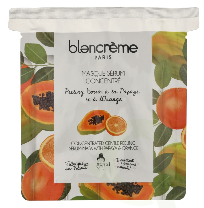 Blancreme Concentrated Serum-Mask 1 piece With Peeling Papaya & Orange in the group BEAUTY & HEALTH / Skin care / Face / Masks at TP E-commerce Nordic AB (D07962)