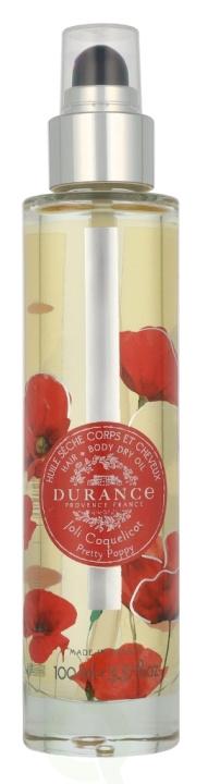 Durance Hair & Body Dry Oil 100 ml Pretty Poppy in the group BEAUTY & HEALTH / Hair & Styling / Hair care / Hair oil at TP E-commerce Nordic AB (D07992)