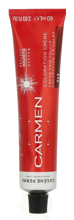 Eugene Perma Carmen Cream Hair Colour 60 ml 1.10 in the group BEAUTY & HEALTH / Hair & Styling / Hair care / Hair Dye at TP E-commerce Nordic AB (D08021)