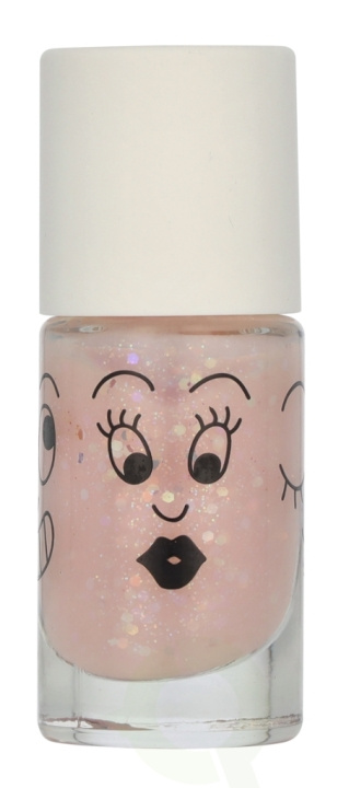 Nailmatic Kids Nail Polish 8 ml Clear Pink Glitter in the group BEAUTY & HEALTH / Manicure / Pedicure / Nail polish at TP E-commerce Nordic AB (D08074)