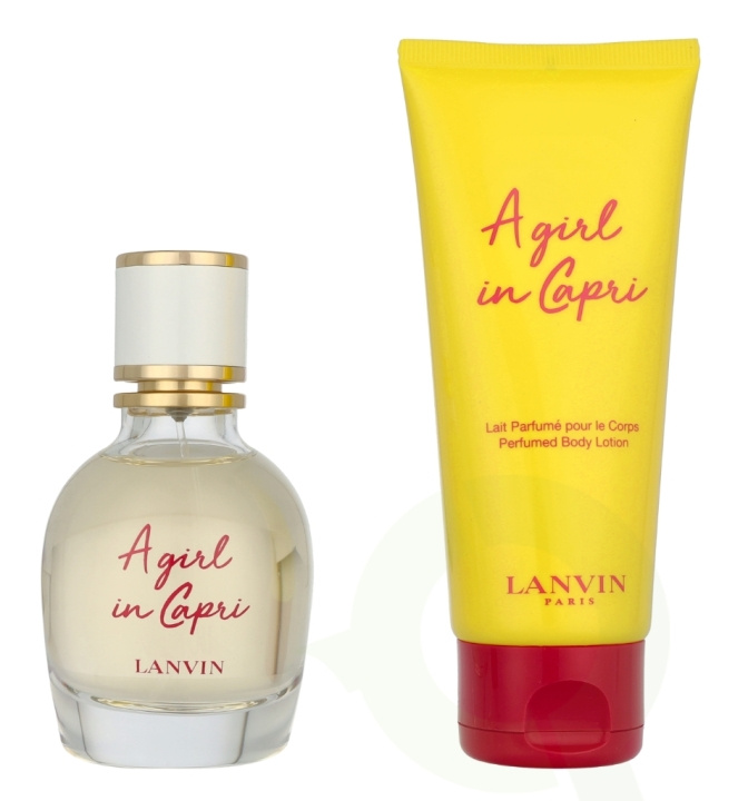 Lanvin A Girl In Capri Giftset 150 ml Edt Spray 50ml/Body Lotion 100ml in the group BEAUTY & HEALTH / Gift sets / Gift sets for her at TP E-commerce Nordic AB (D08150)