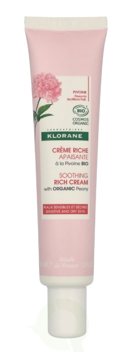 Klorane Soothing Rich Cream With Organic Peony 40 ml in the group BEAUTY & HEALTH / Skin care / Face / Day cream at TP E-commerce Nordic AB (D08162)