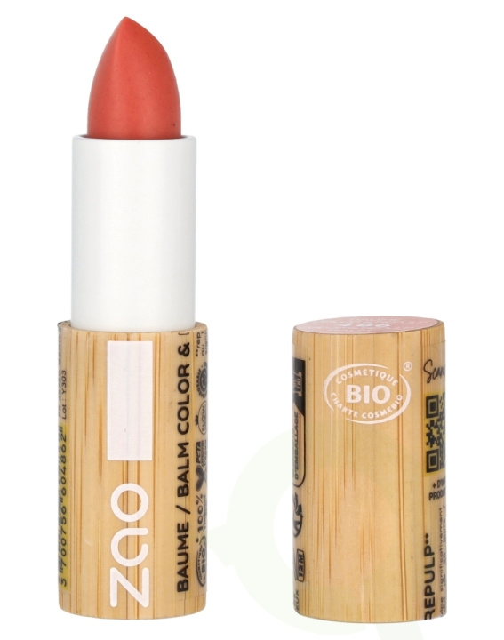 Zao Color & Repulp Lip Balm 3.5 g #486 Orange Nude in the group BEAUTY & HEALTH / Makeup / Lips / Lip balm at TP E-commerce Nordic AB (D08181)