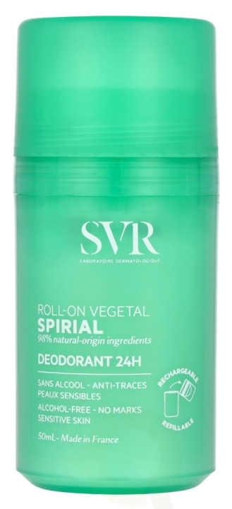 Svr Laboratories SVR Spirial Roll\'On Vegetal SVR Spirial Roll\'On Vegetal 50 ml in the group BEAUTY & HEALTH / Fragrance & Perfume / Deodorants / Deodorant for men at TP E-commerce Nordic AB (D08184)