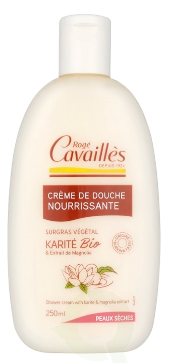 Roge Cavailles Nourishing Shea Butter & Magnolia Shower Cr. 250 ml in the group BEAUTY & HEALTH / Skin care / Body health / Bath & Shower gels at TP E-commerce Nordic AB (D08216)