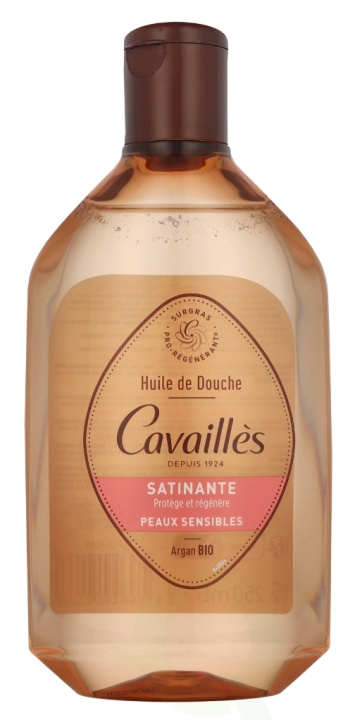 Roge Cavailles Satin Shower Oil 250 ml With Argan And Rose in the group BEAUTY & HEALTH / Skin care / Body health / Bath & Shower gels at TP E-commerce Nordic AB (D08218)