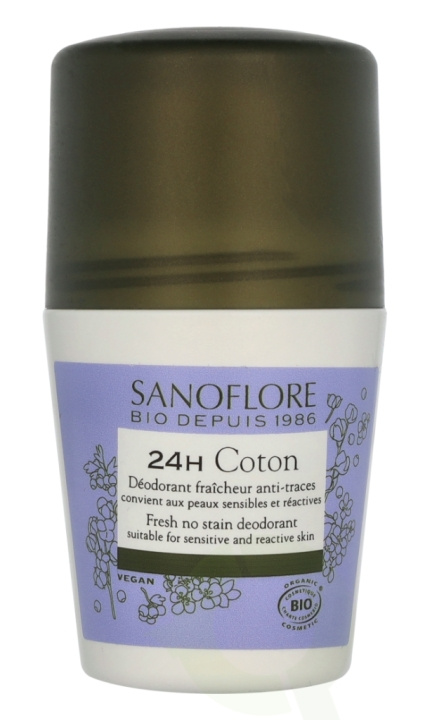 Sanoflore 24H Coton Deodorant 50 ml in the group BEAUTY & HEALTH / Fragrance & Perfume / Deodorants / Deodorant for men at TP E-commerce Nordic AB (D08225)